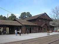 USA - Grand Canyon AZ - Grand Canyon  Railway Station (26 Apr 2009)